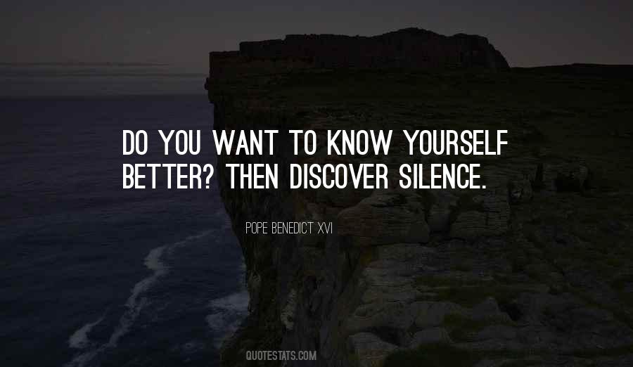 Know Yourself Better Quotes #72803