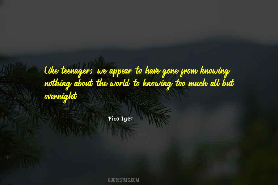 Knowing The World Quotes #211373