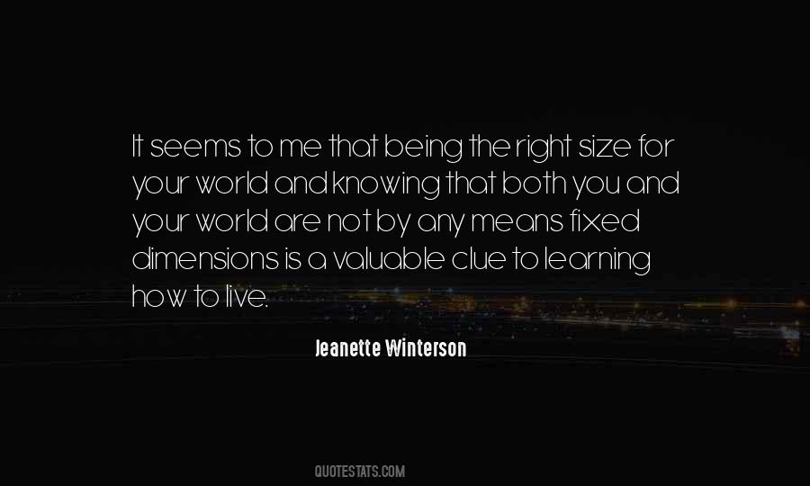 Knowing The World Quotes #432156
