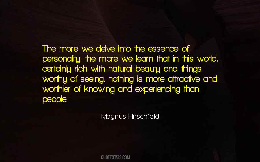 Knowing The World Quotes #458377