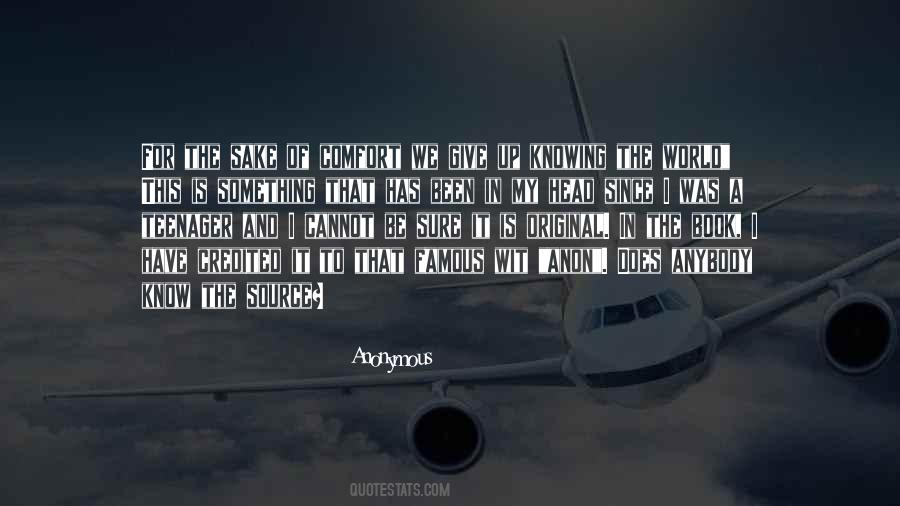 Knowing The World Quotes #523022