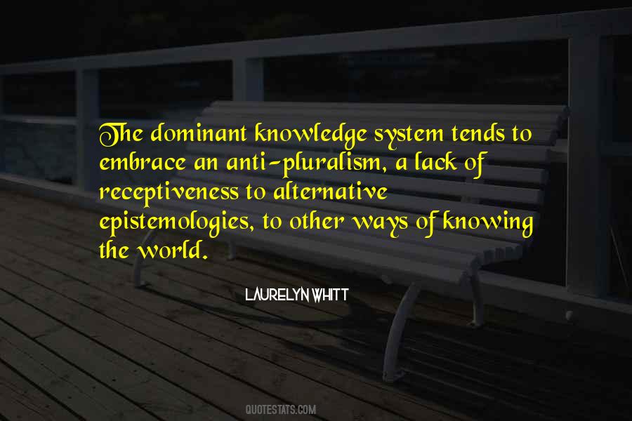 Knowing The World Quotes #788063