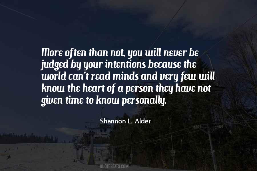 Knowing Your Heart Quotes #242430