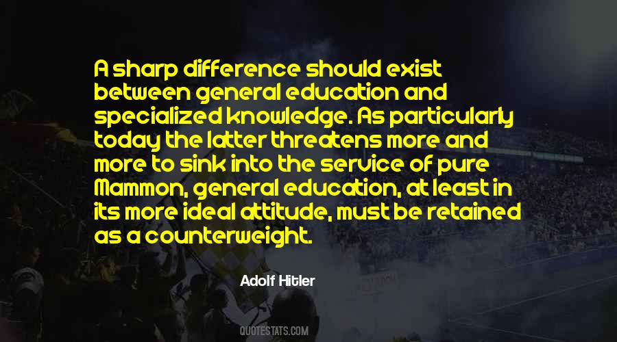 Knowledge And Attitude Quotes #722478