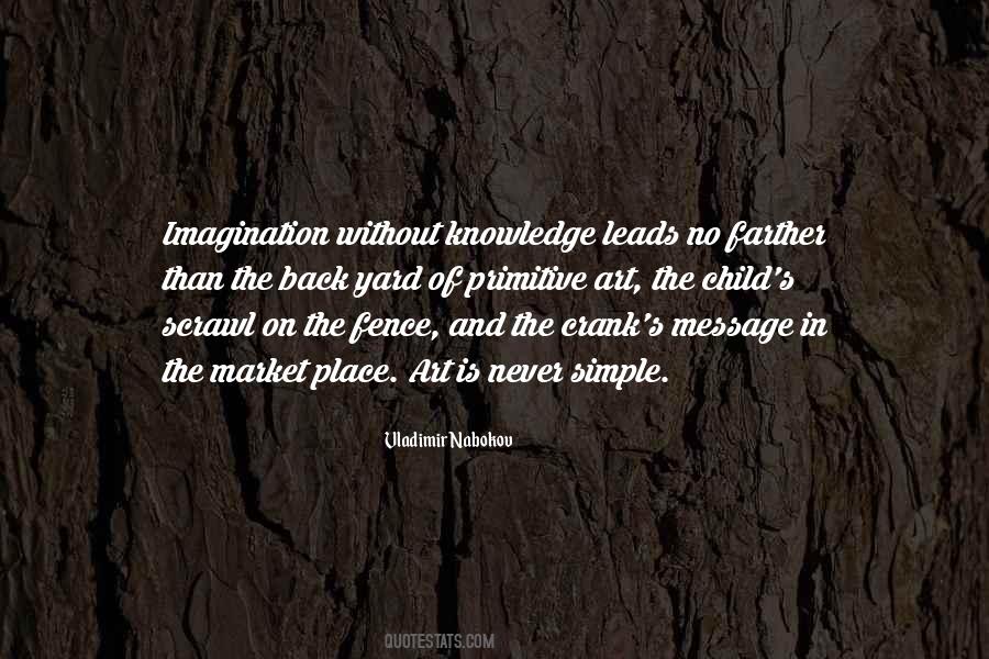 Knowledge And Imagination Quotes #1493175