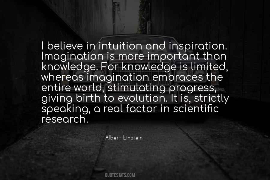 Knowledge And Imagination Quotes #677419