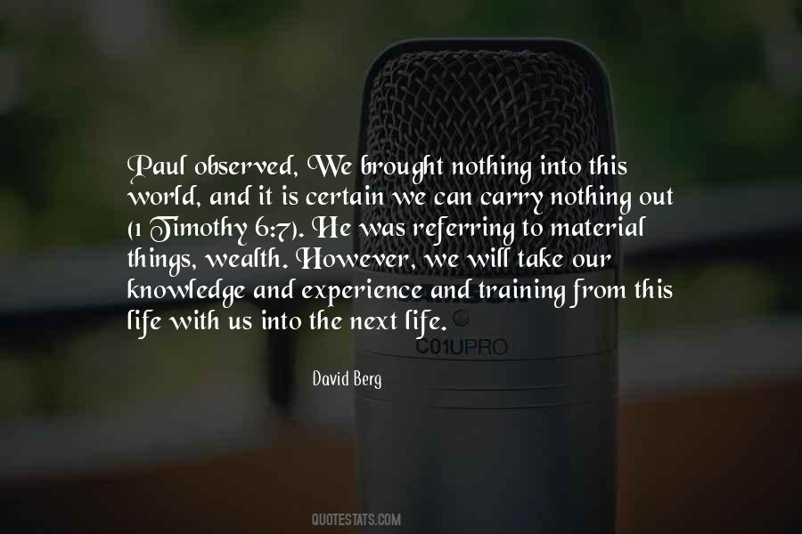 Knowledge And Wealth Quotes #1542167