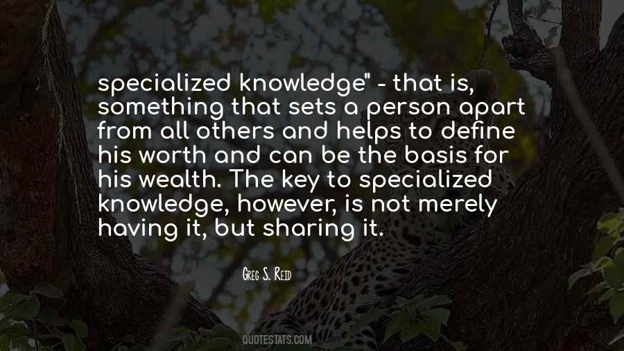 Knowledge And Wealth Quotes #551301