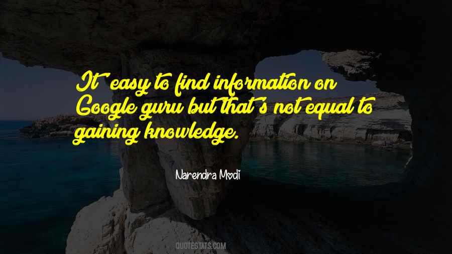 Knowledge Gaining Quotes #1813881