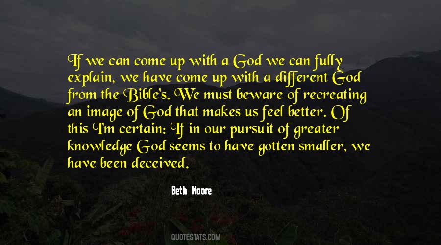 Knowledge God Quotes #1838517
