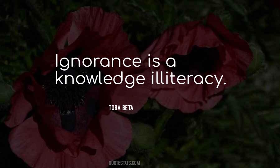 Knowledge Is Ignorance Quotes #220912