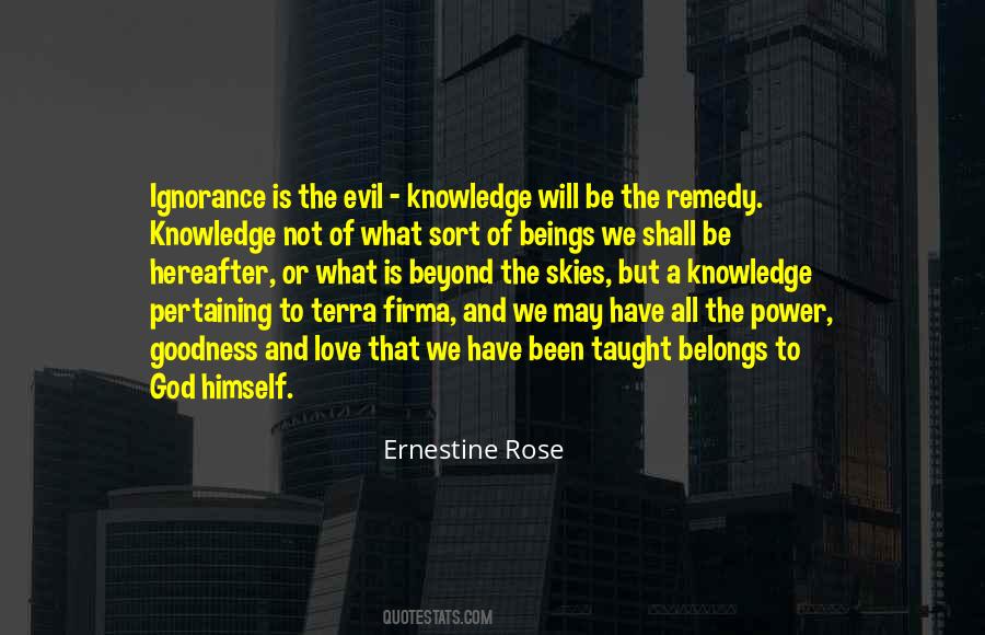 Knowledge Is Ignorance Quotes #360817