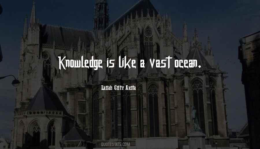 Knowledge Is Like Quotes #49212