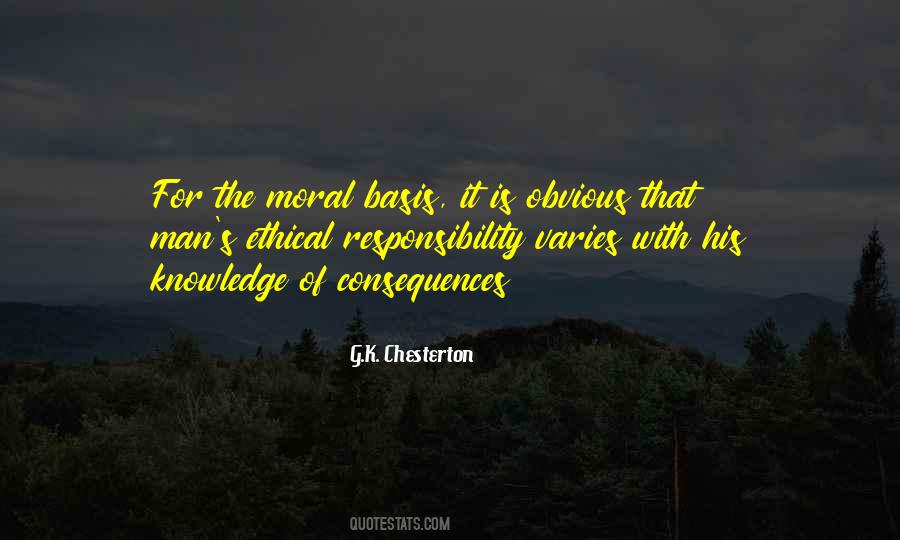 Knowledge Is Responsibility Quotes #364012