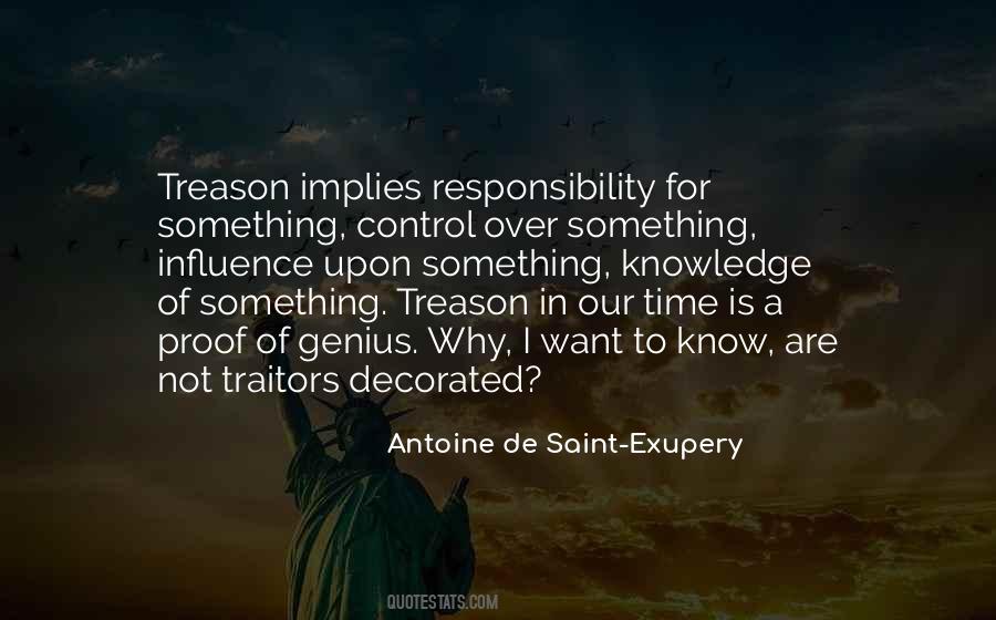 Knowledge Is Responsibility Quotes #944649