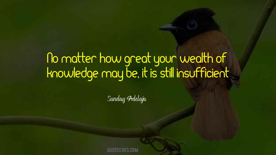 Knowledge Is Wealth Quotes #720493