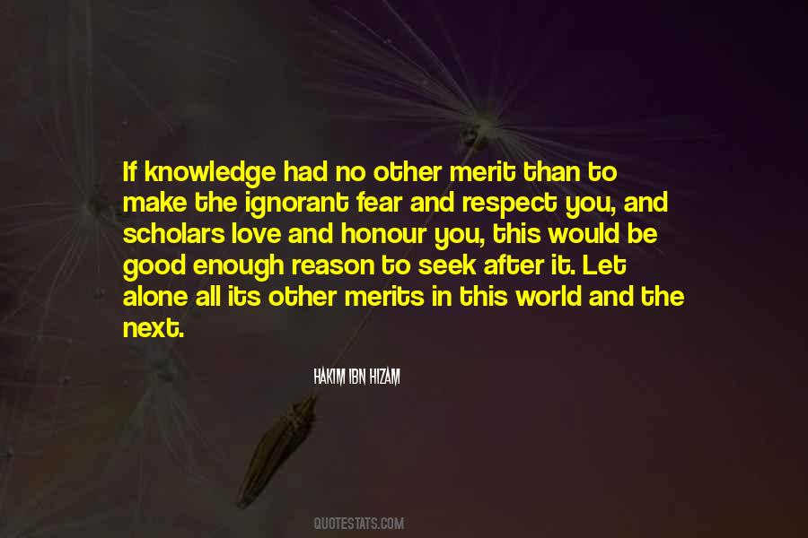 Knowledge Love Quotes #17142