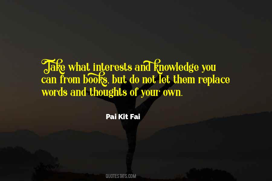 Knowledge Of Books Quotes #1151652