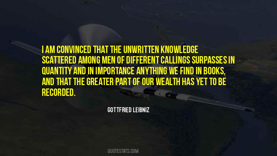 Knowledge Of Books Quotes #594270