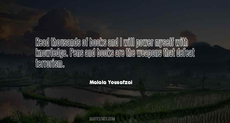 Knowledge Of Books Quotes #768111