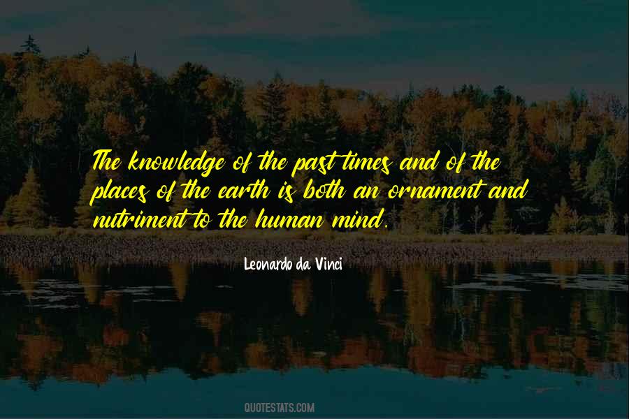 Knowledge Of Past Quotes #1003617