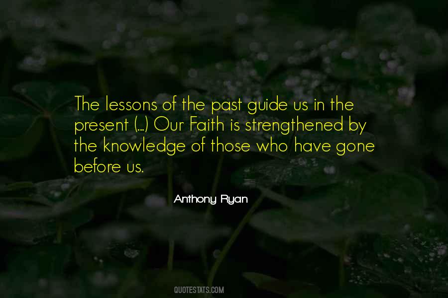 Knowledge Of Past Quotes #765061