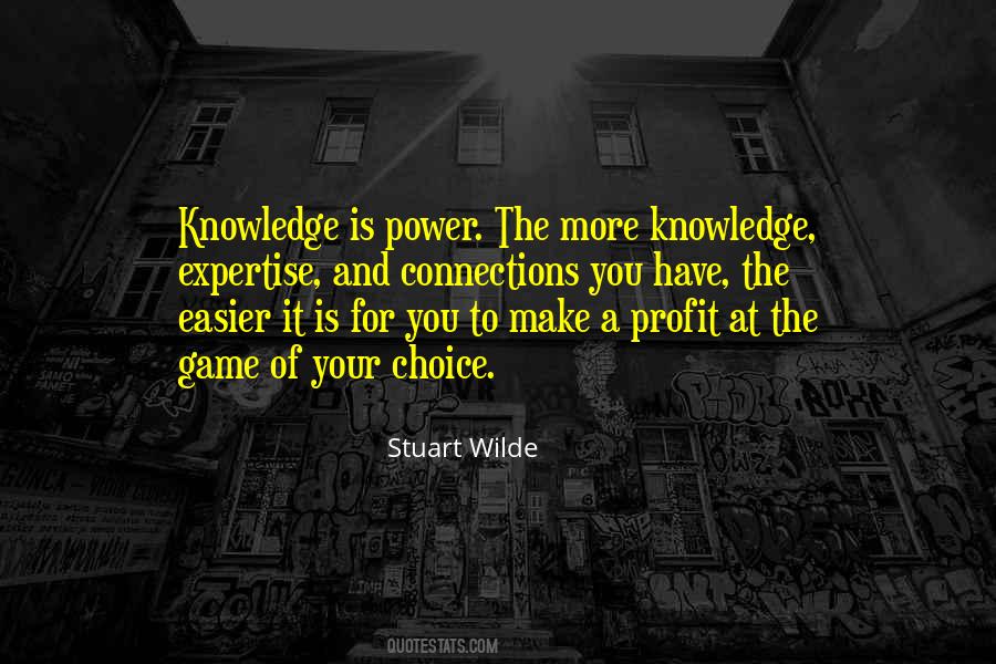Knowledge Of Power Quotes #468162