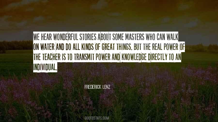 Knowledge Of Power Quotes #82393