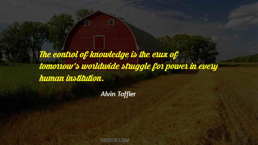 Knowledge Of Power Quotes #96856