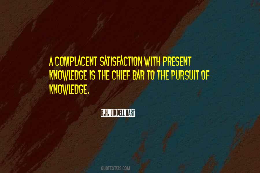 Knowledge Pursuit Quotes #193206