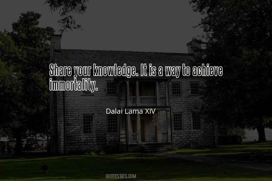 Knowledge Share Quotes #1112259