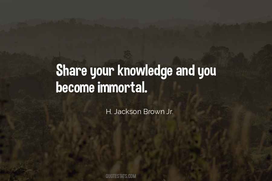 Knowledge Share Quotes #1262719