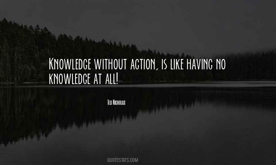 Knowledge Without Quotes #1143221