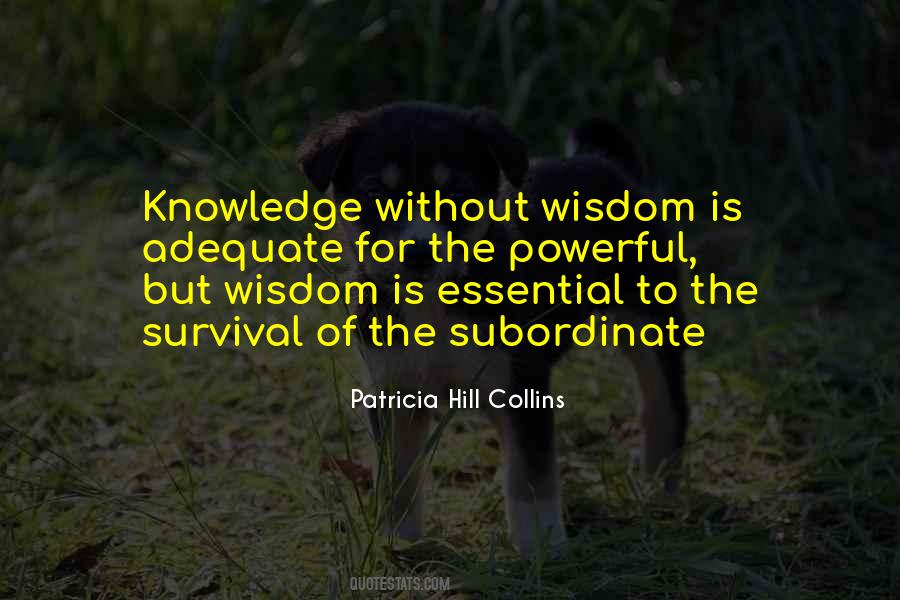 Knowledge Without Quotes #130664