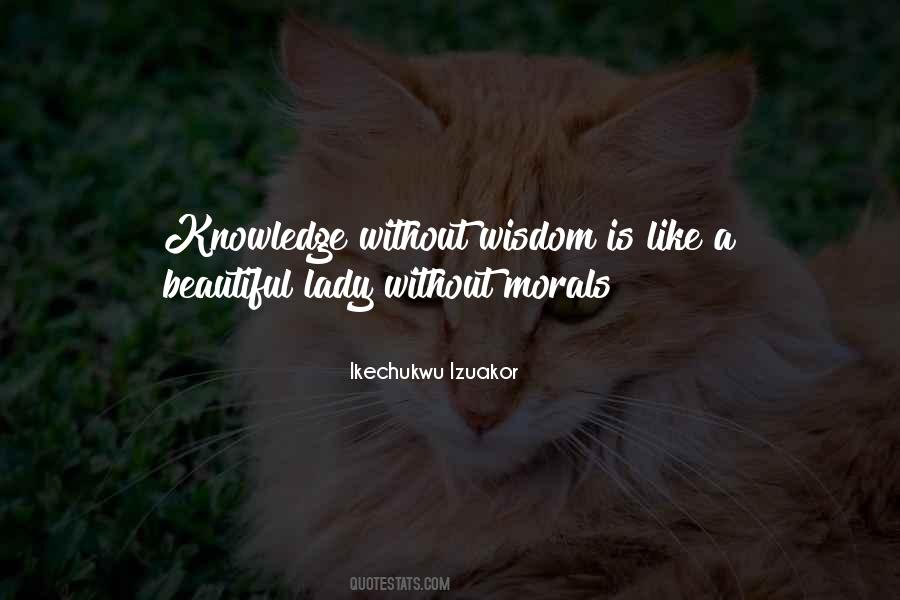 Knowledge Without Quotes #1412161