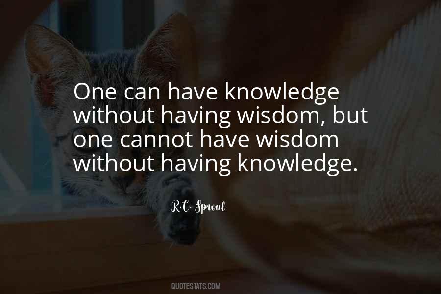 Knowledge Without Quotes #826343