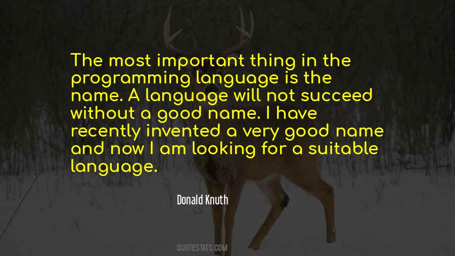 Knuth Quotes #451284