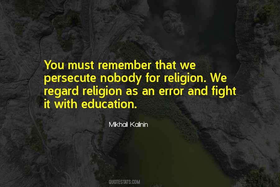Quotes About Education And Religion #1712233