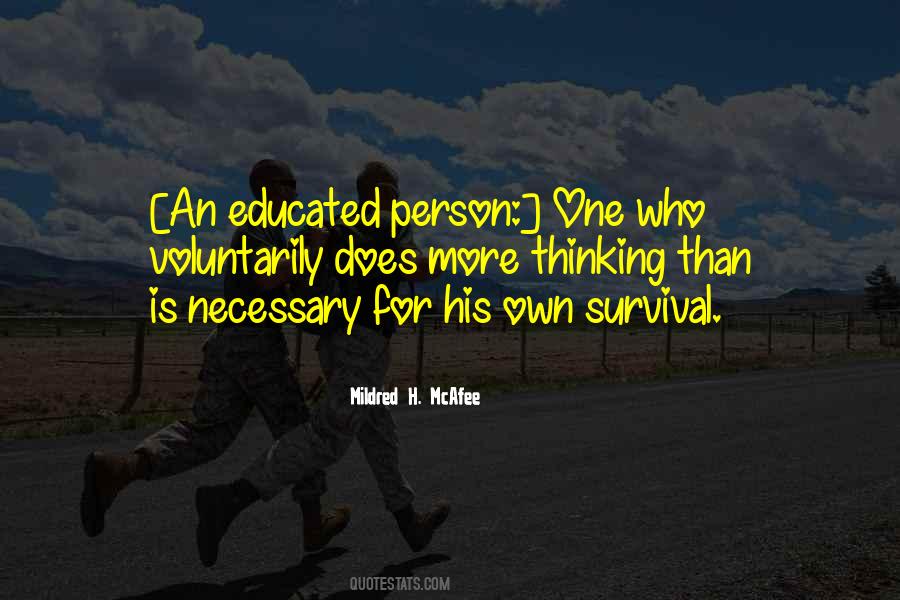 Quotes About Educated Person #1058064