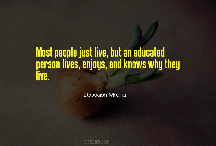 Quotes About Educated Person #1316648