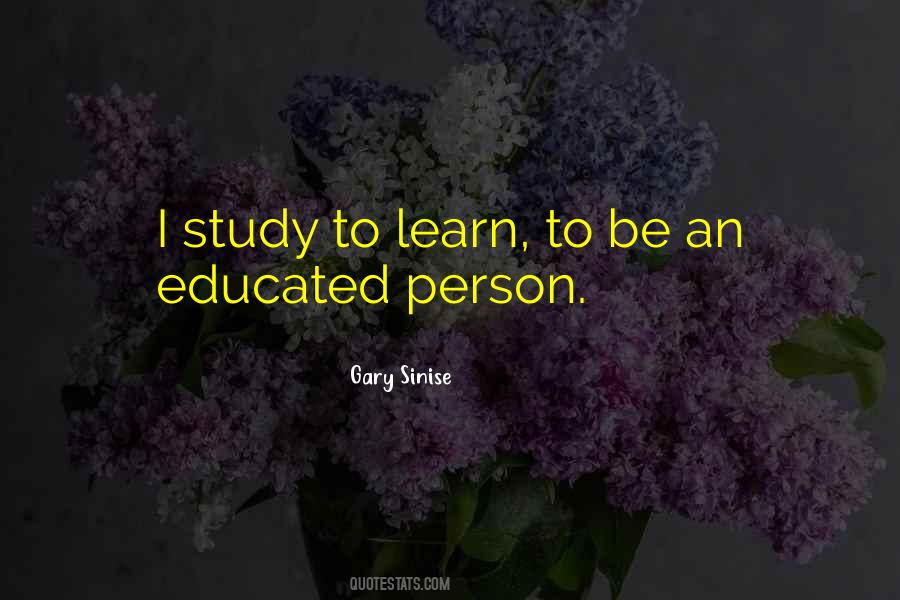 Quotes About Educated Person #1788222