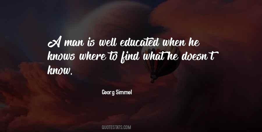 Quotes About Educated Man #365101