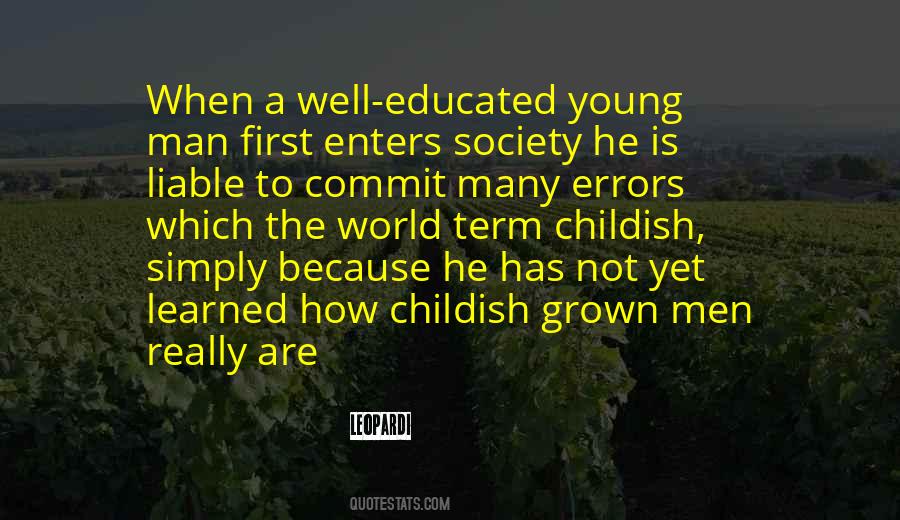 Quotes About Educated Man #949144