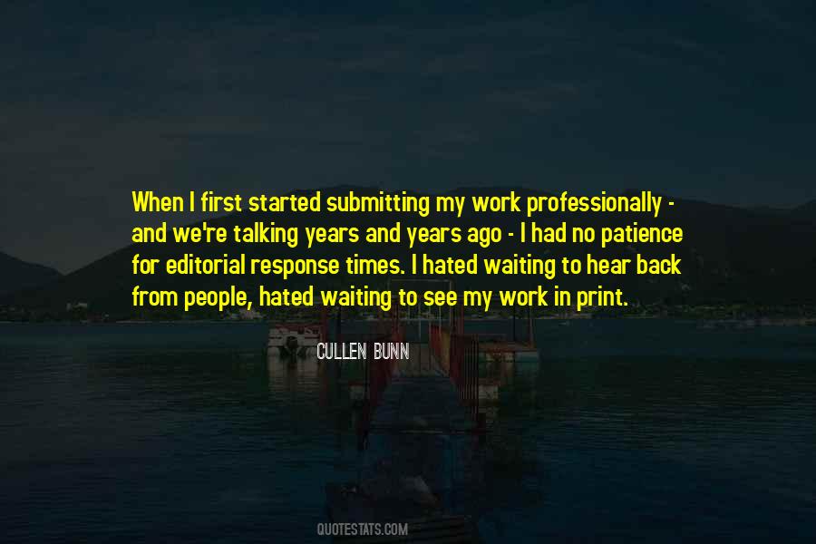 Quotes About Editorial Work #1605198