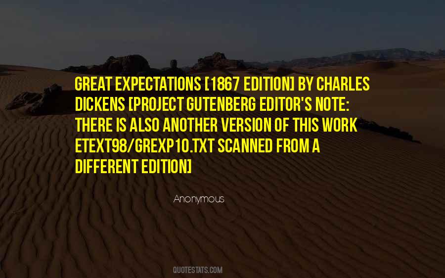 Quotes About Edition #593484