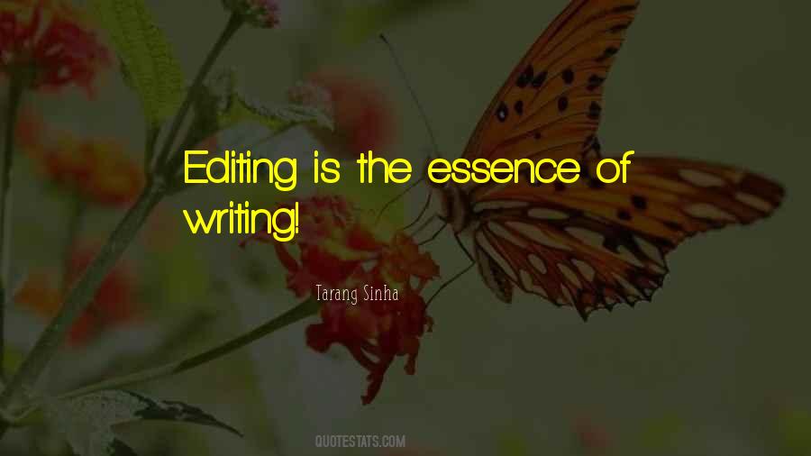 Quotes About Editing Writing #1155181