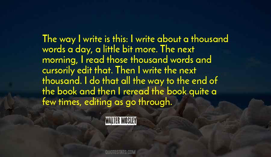 Quotes About Editing Writing #302033