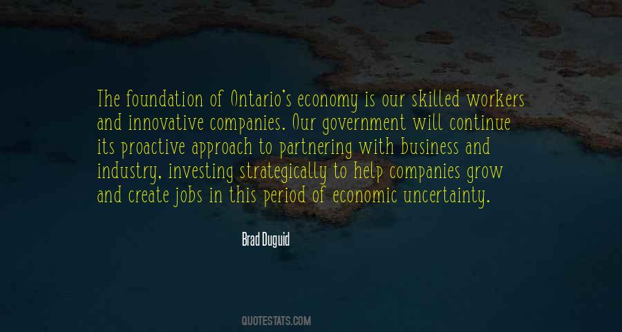 Quotes About Economic Uncertainty #1220630