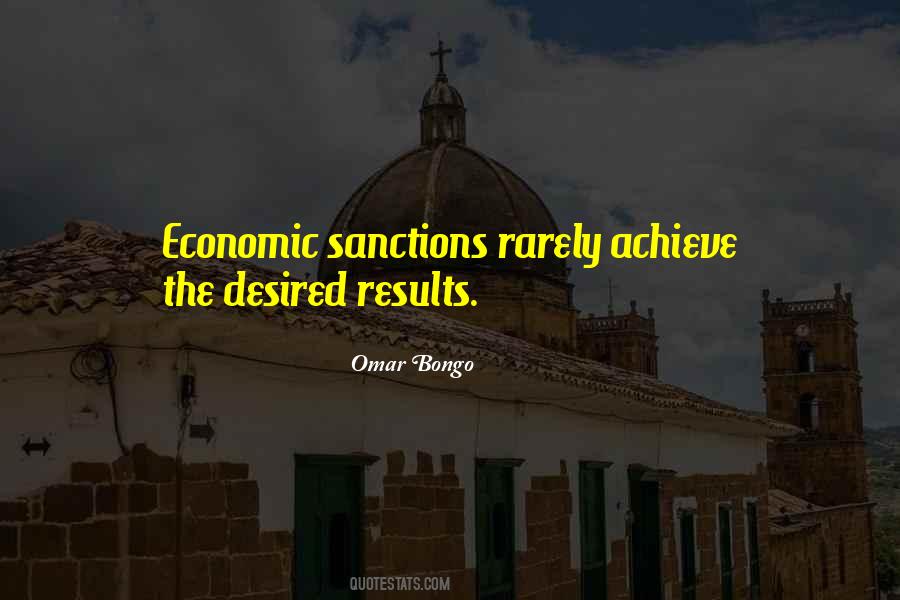 Quotes About Economic Sanctions #1226840