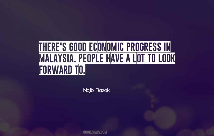Quotes About Economic Progress #1037262